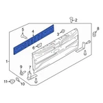 Ford F-450 Super Duty 2017-2022 HC3Z9943121A Rear Tailgate Gap Cover New. Price: $322.11.