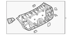 Genuine Audi Lower Trim Panel 8W8-867-979-B-4PK New. Price: $318.00.