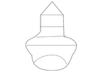 Genuine Ford Mount Panel Rivet W714372S300 New. Price: $8.40.
