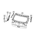 Genuine Mopar Lift-gate Motor 68303285AA New. Price: $307.20.