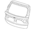 Genuine Honda Tailgate 68100-THR-A12ZZ New. Price: $2109.07.