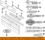 Ford Oem 09-14 F-150 Pick Up Box Exterior Trim-tail Gate Mldg 9L3Z9940602AA New. Price: $44.04.