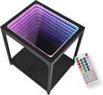 Infinity Mirror Light Table - 3D Rgb Illusion Coffee For Living Room New. Price: $157.99.