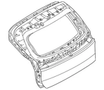 Genuine Nissan Lift Gate 90100-7BA0A New. Price: $410.79.