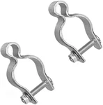Pack 2-3/8INCH Chain Link Fence Frame Gate Post Hinge/galvanized Steel Zinc Pl New. Price: $19.98.