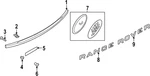 Genuine Land-rover Center Molding LR153270 New. Price: $206.75.