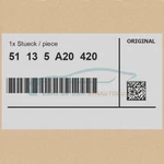 Genuine Bmw 51135A20420 - Neu. Price: $53.67.