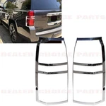 Tail Light Lamp Covers For 2015-2020 Chevy Suburban Tahoe Chrome Bezel Trims New. Price: $27.22.