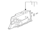 Genuine Honda Lining Assembly Rear Side *NH167L* (graphite Black) 84660-SCV-A New. Price: $256.78.