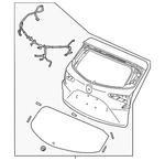 Genuine Acura Lift Gate 68100-TJB-A94ZZ New. Price: $1314.99.