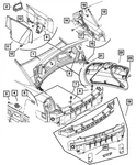 Genuine Mopar Decklid Inner Pull Cup 5000064AB New. Price: $21.78.