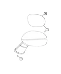 Genuine Mopar Outside Rear-view Mirror Right 5PE52JSCAB New. Price: $277.30.