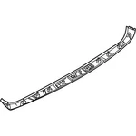 Genuine Bmw Tailgate Handle Strip With 51-13-5-A44-617 New. Price: $182.24.