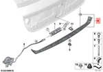 Genuine Bmw X6 F96 G06 30DX 30IX 40DX 40IX Tailgate Handle 51135A20416 New. Price: $180.02.