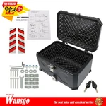 65L Motorcycle Luggage Waterproof Tail Box Scooter Trunk Storage Top Case Black New. Price: $88.31.