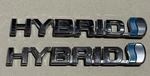 Oem 2004-2009 Toyota Prius Left Right Fender Hybrid Emblem Badge Set Used. Price: $25.00.