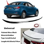 46.85'' Universal Fit For Toyota Yaris 17-20 Sedan Rear Trunk Lip Spoiler Wing New. Price: $32.99.