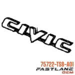 2012-2015 Honda Civic Rear Emblem, Nameplate New Oem 75722-TS8-A01. Price: $23.27.
