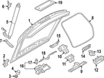 Genuine Audi Lift-gate Finish Panel 4K8-827-574-F New. Price: $153.34.