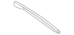 Genuine Nissan Lift-gate Seal 90823-6GP0A New. Price: $69.70.