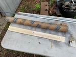 Nos 1967 Ford Country Squire Station Wagon Woodgrain Rh Rear Lower Door Trim Used. Price: $127.46.