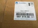 Genuine Mopar Outside Rear-view Mirror Right 68078178AB New. Price: $245.73.