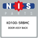 K0100-5RBMC Nissan Door Assy Back K01005RBMC, New Genuine Oem Part. Price: $740.34.