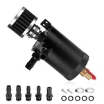 Zndaw Oil Catch Can Kit, 2-PORT Separator Reservoir Tank With Breather... New. Price: $39.69.