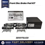Genuine Front Disc Brake Pad Kit 58101T6A30 For Hyundai Genesis GV80 New. Price: $305.00.